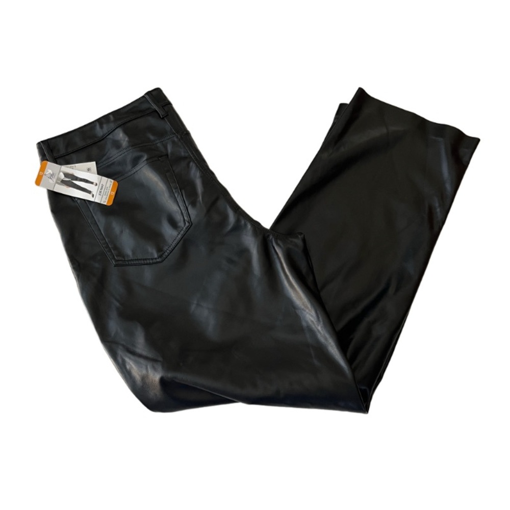 Joie Black Faux Leather Pants‎